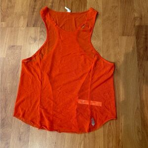 Free People FP Movement Orange mesh workout tank